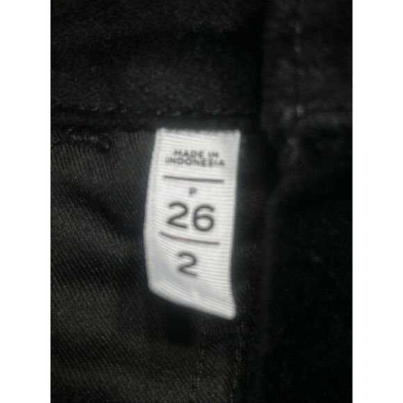 LOFT Black Velvet Modern Skinny Pants - Picture 7 of 8